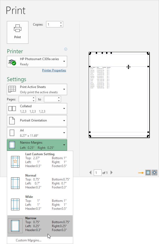 Hướng dẫn cách để in bảng tính trong Excel và những điều cần lưu ý khi đưa ra các lựa chọn về cài đặt